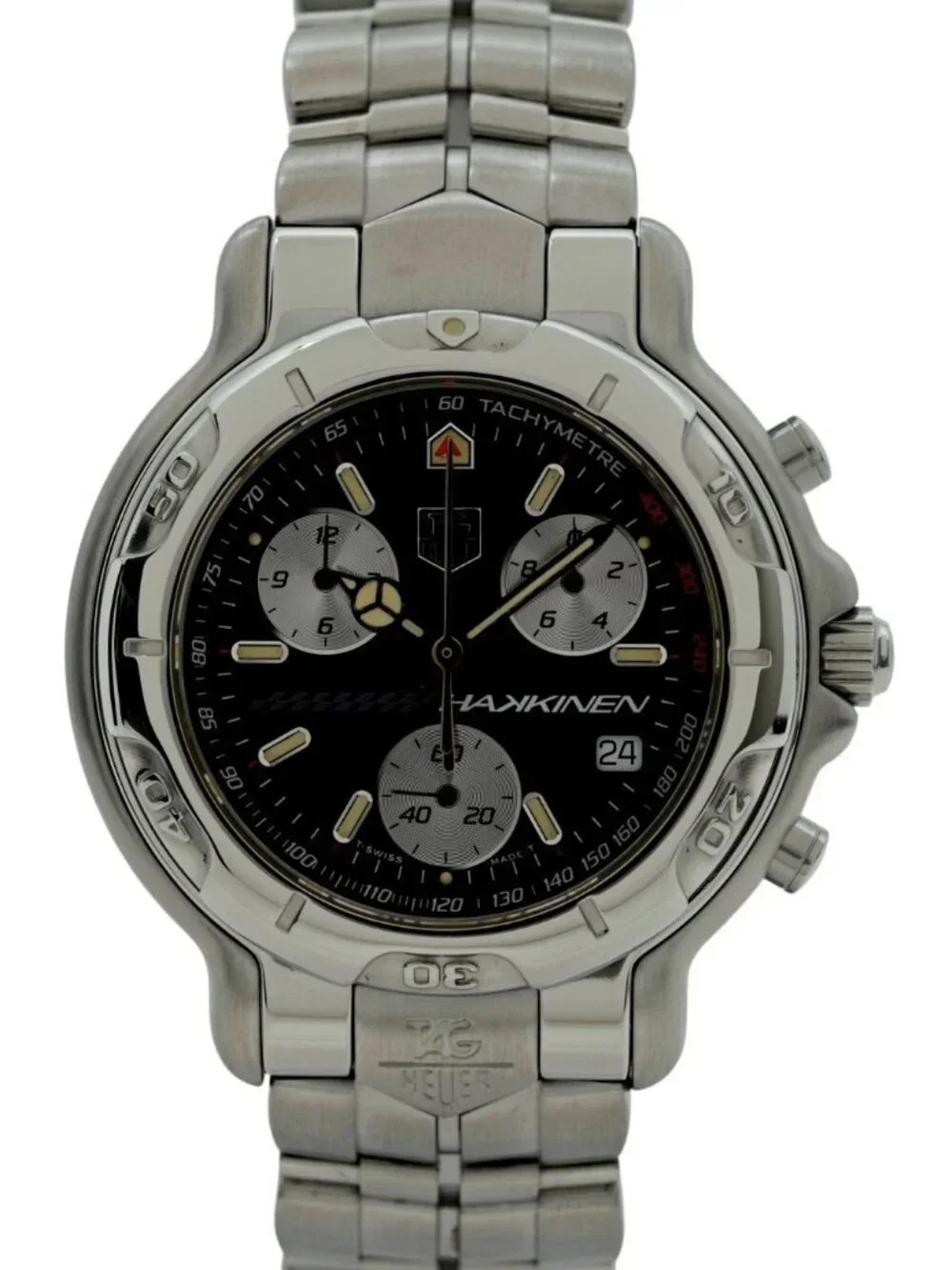 Tag Heuer 41mm Men's 6000 Series SS Limited Edition Hakkinen Watch! Ref: CH1114!